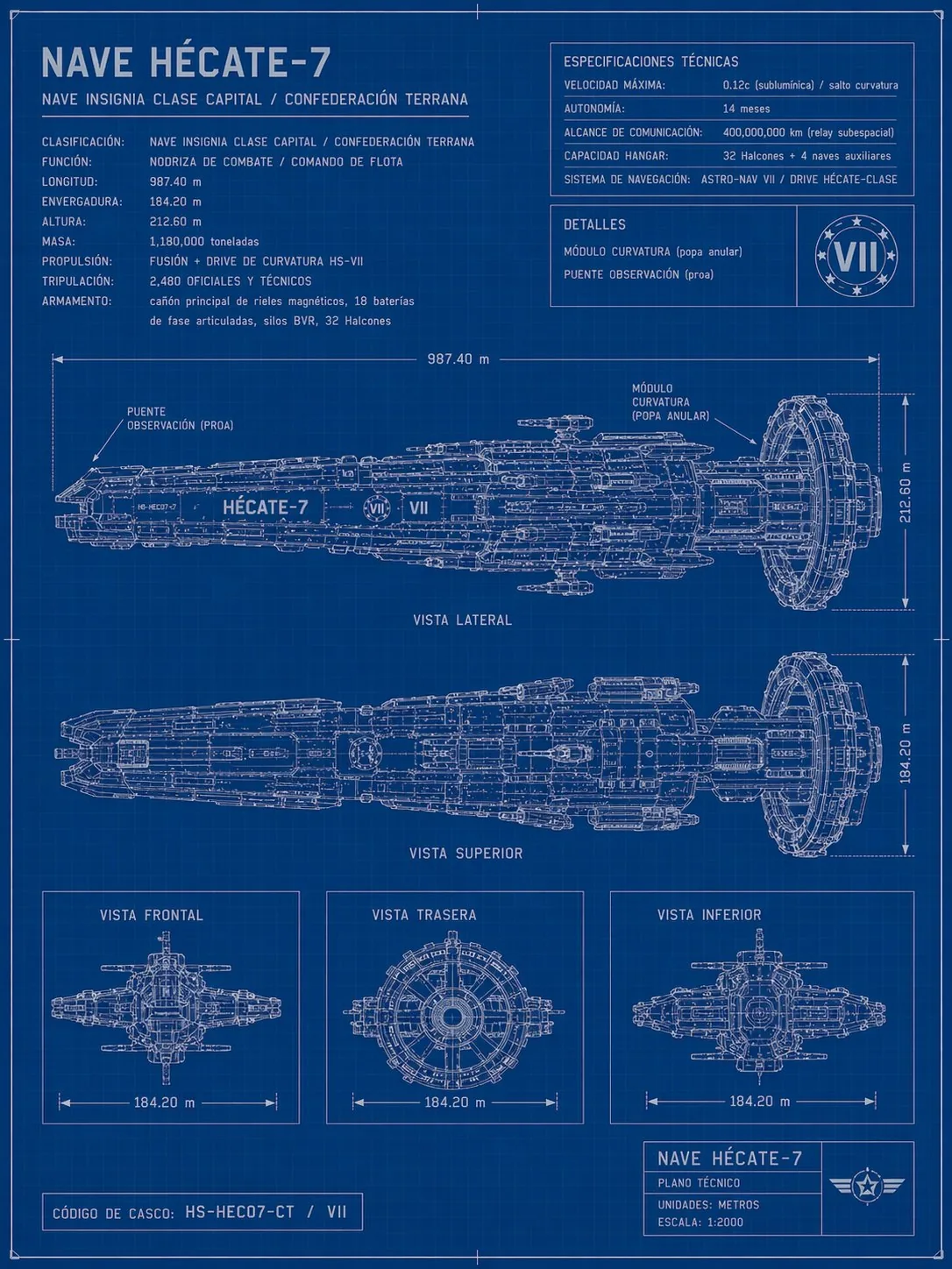 Hecate-7 · tactical cruiser